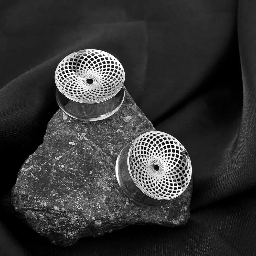 1 Pair New Classic gauges Ear Plugs Tunnels Hypoallergenic 316 Stainless Steel Ear Gauges 8mm-25mm (0G-1") Body Piercing Jewelry