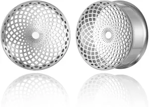 1 Pair New Classic gauges Ear Plugs Tunnels Hypoallergenic 316 Stainless Steel Ear Gauges 8mm-25mm (0G-1") Body Piercing Jewelry