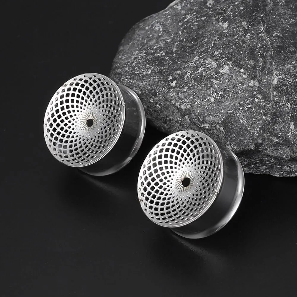 1 Pair New Classic gauges Ear Plugs Tunnels Hypoallergenic 316 Stainless Steel Ear Gauges 8mm-25mm (0G-1") Body Piercing Jewelry