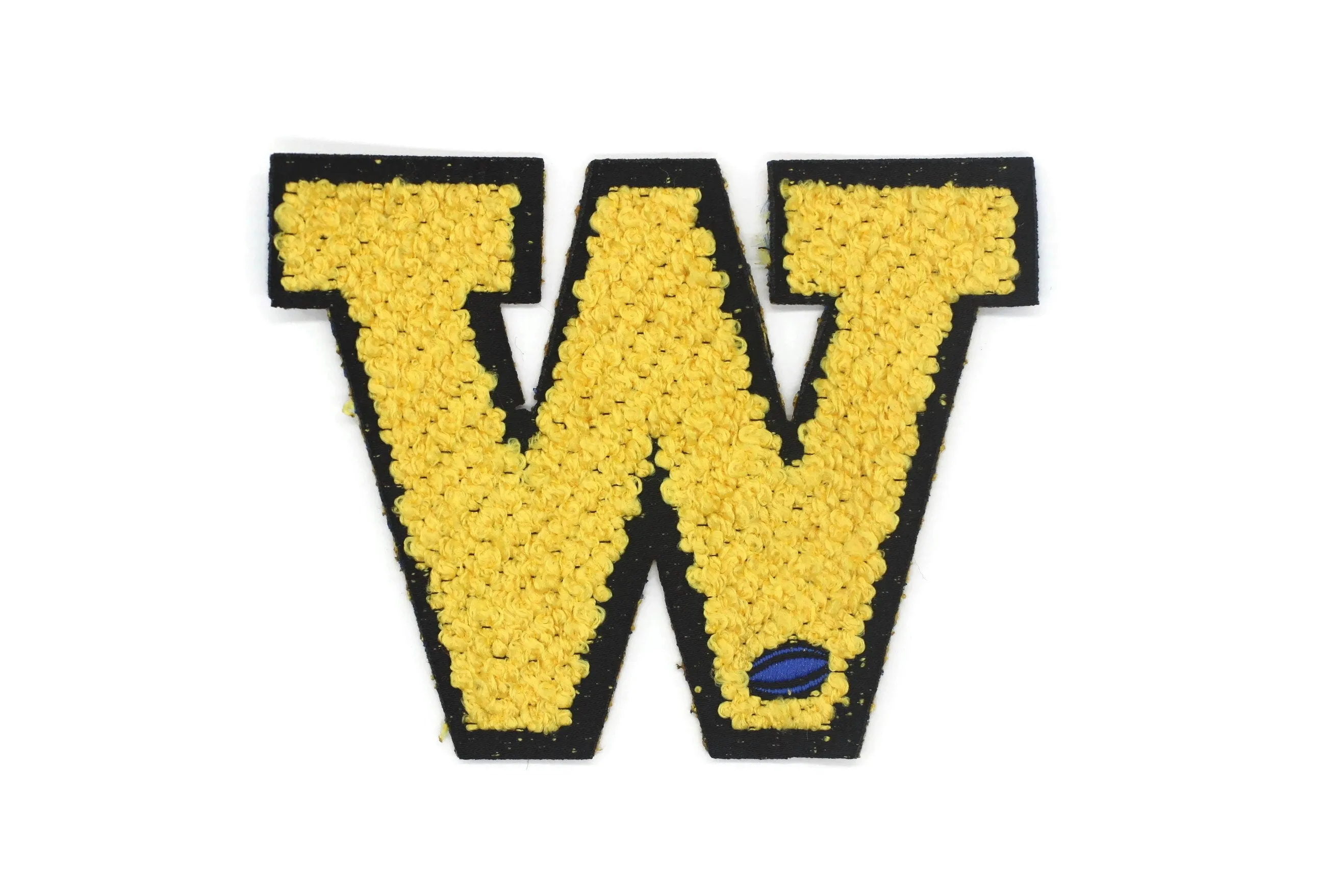 10 Pcs W Patch (3.27x2.52 Inch) Iron On Patch Embroidery, Custom Patch, High Quality Sew On Badge for Denim, Sew On Patch, Applique