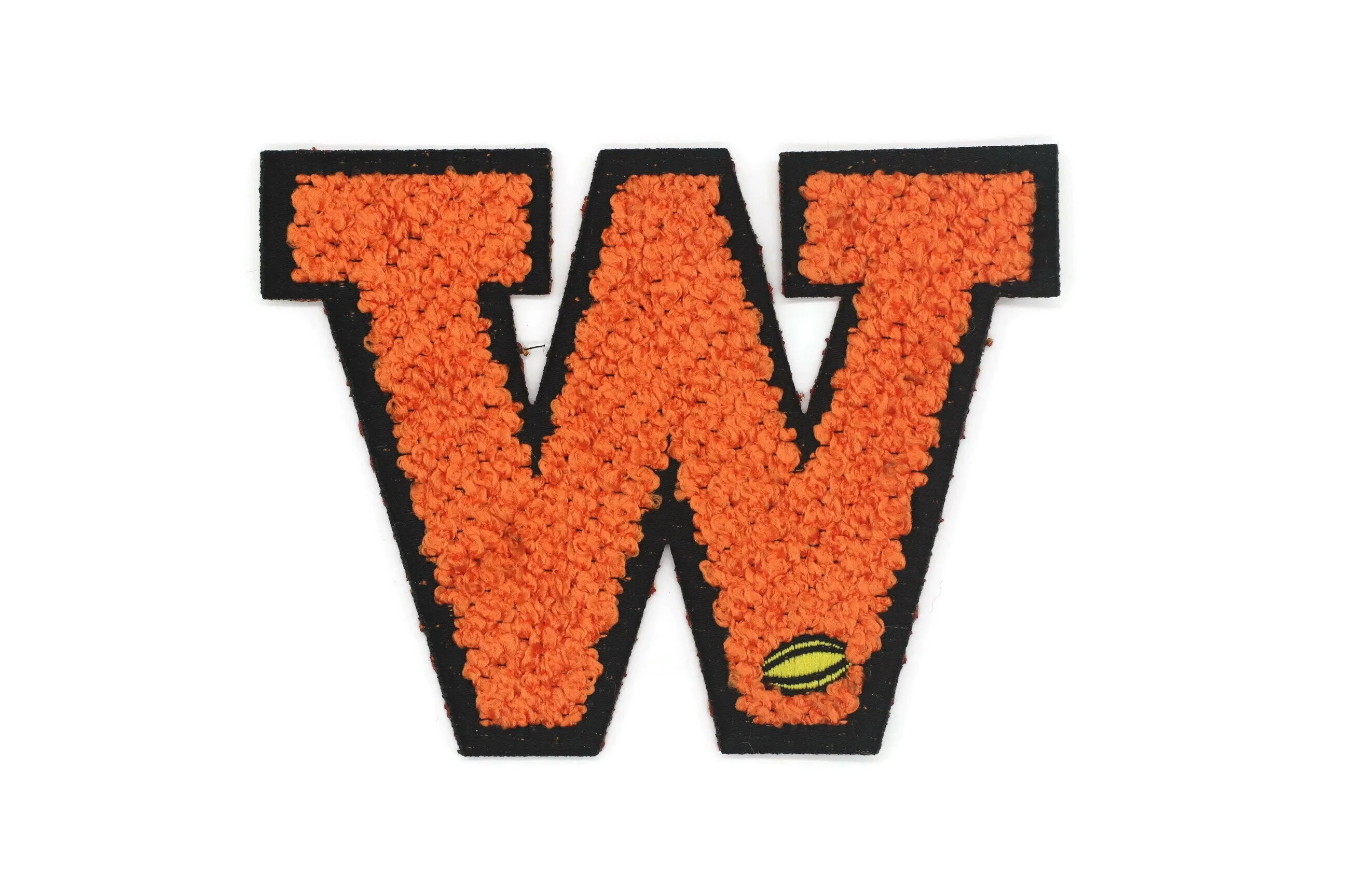 10 Pcs W Patch (3.27x2.52 Inch) Iron On Patch Embroidery, Custom Patch, High Quality Sew On Badge for Denim, Sew On Patch, Applique
