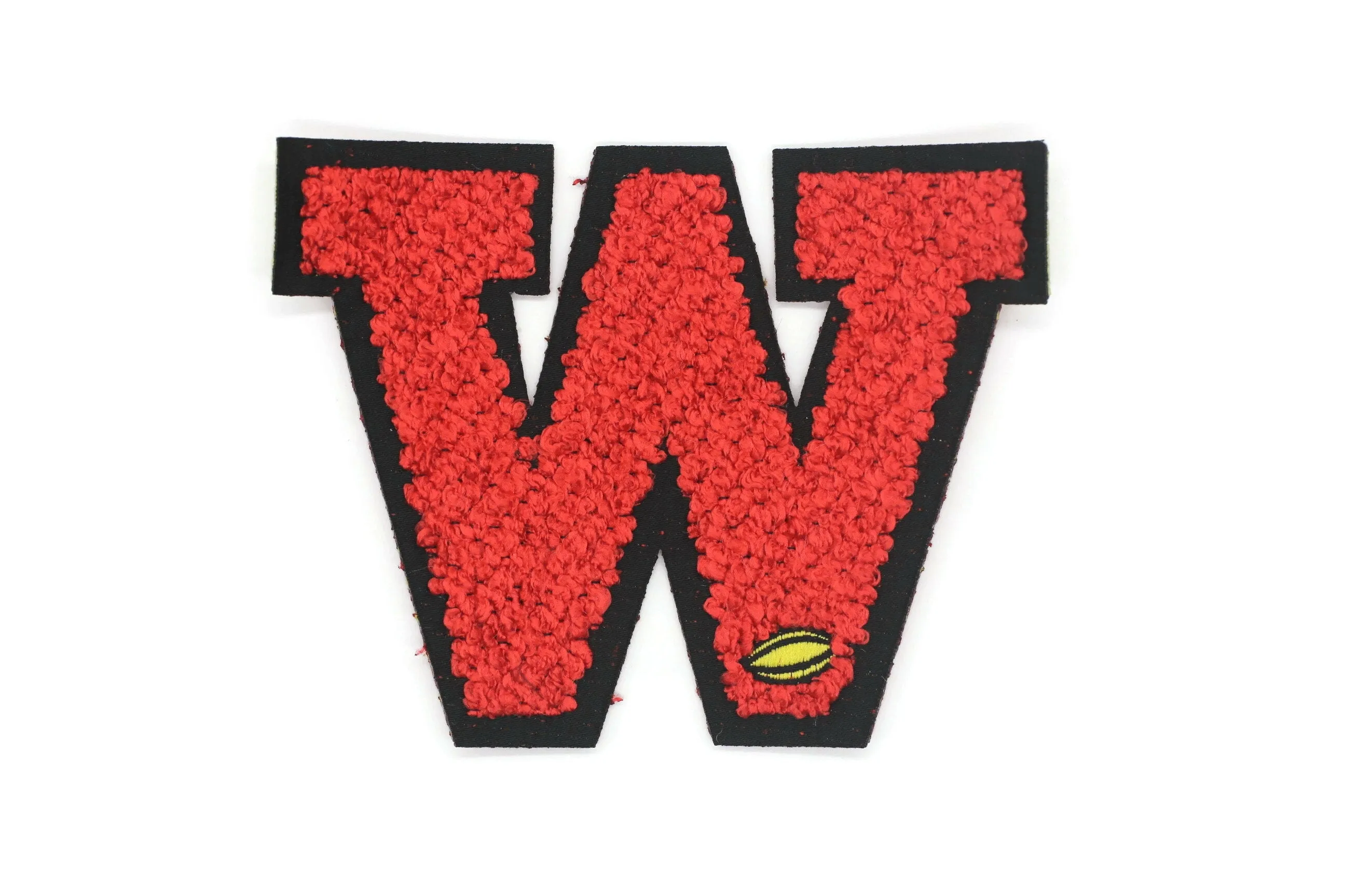 10 Pcs W Patch (3.27x2.52 Inch) Iron On Patch Embroidery, Custom Patch, High Quality Sew On Badge for Denim, Sew On Patch, Applique