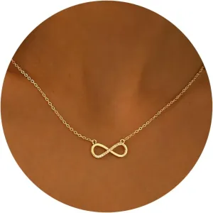 14K Gold Plated Necklace for Women - Dainty Flower, Leaf, Bead, Tree, Bee, Sun, Bar, Infinity, Star, Arrow, Teardrop, Butterfly, Boot, Cirlce, Bow Pendant Necklaces, Simple Jewelry