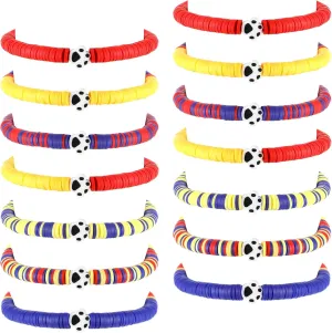 16 Pcs Friendship Bracelet Gift Set Adjustable Stretch Beaded Bracelets Birthday Party Decorations Supplies(Paw)