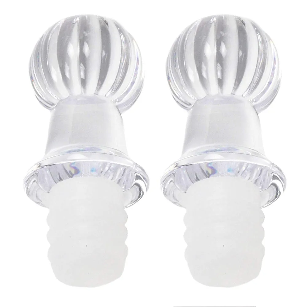 4 Wine Bottle Saver Stoppers Preserver Saver Plug Silicone Seal Cork Wine Sealer
