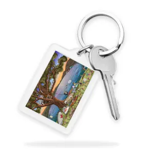 A Day At The Bay Keyring