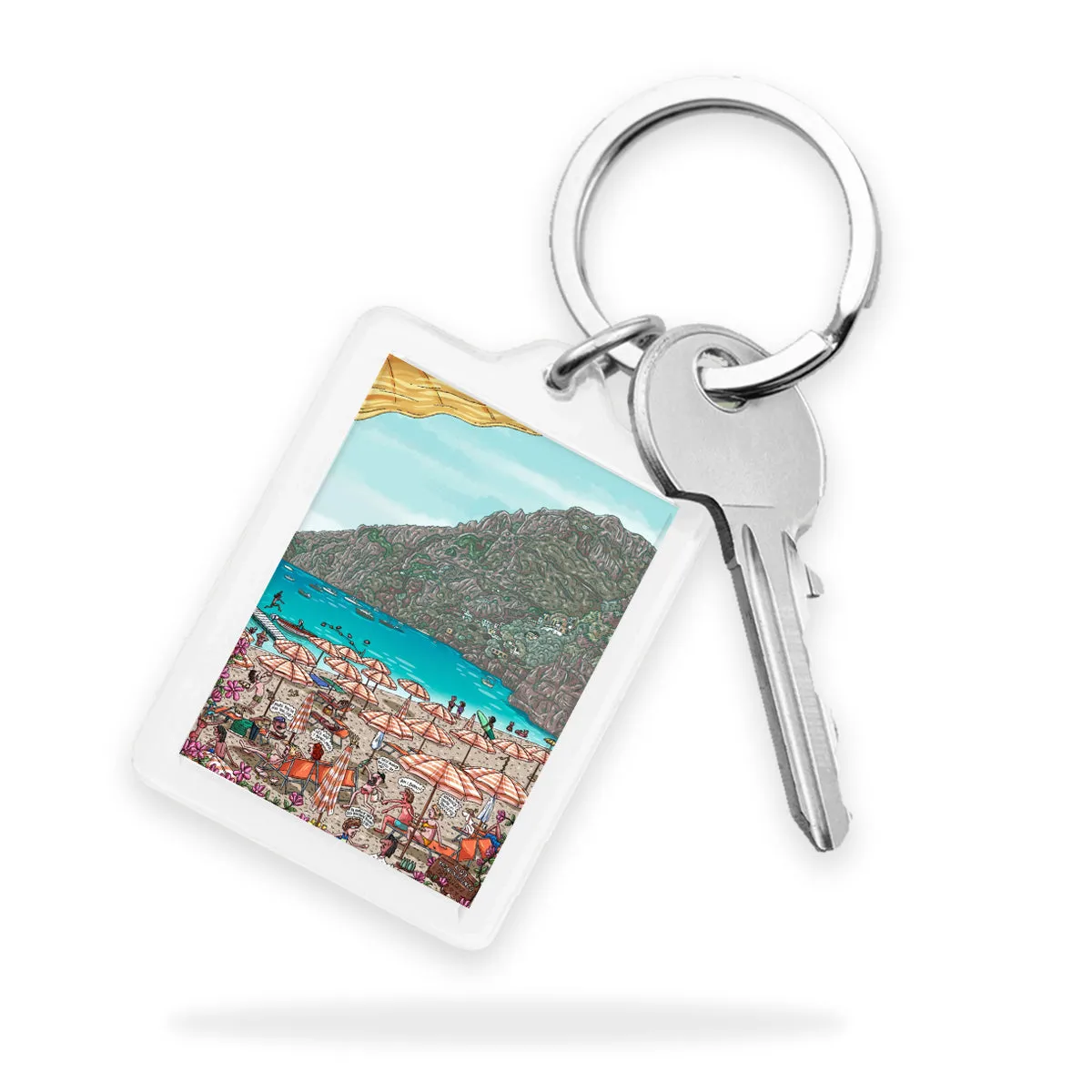 Amalfi Beach Club Keyring