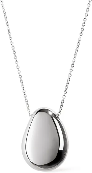 Ana Luisa Pebble Pendant Necklace for Women - 14K Gold Plated and Silver Rhodium Plated Trendy Small & Mini Teardrop Necklace with Lobster Clasp - Hypoallergenic, Water-Resistant, Tarnish-Free Jewelry