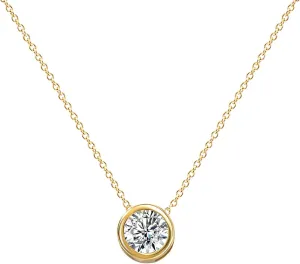 Ava Riley Dainty Necklace for Women,14K Real Gold Plated Silver Simple Necklace for Women, Pearl Lock Bar Karma Circle Trendy Choker Jewelry