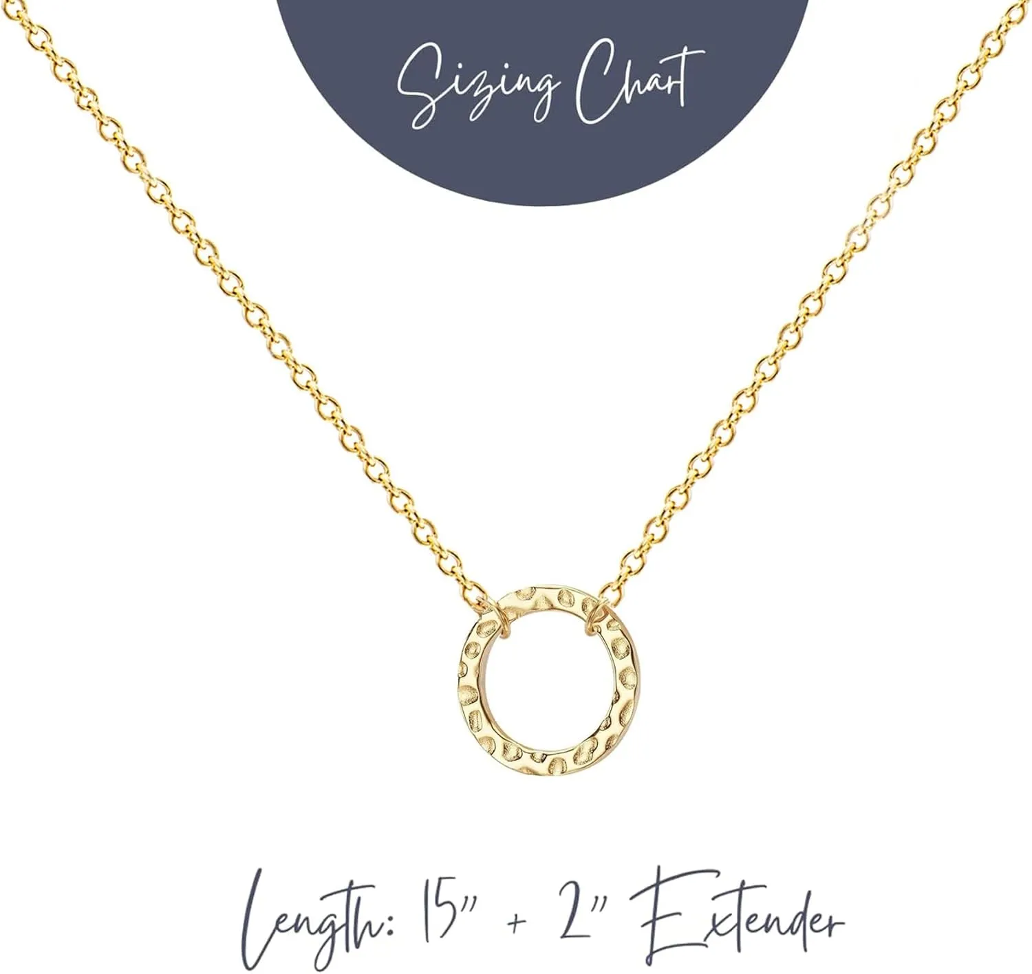 Ava Riley Dainty Necklace for Women,14K Real Gold Plated Silver Simple Necklace for Women, Pearl Lock Bar Karma Circle Trendy Choker Jewelry