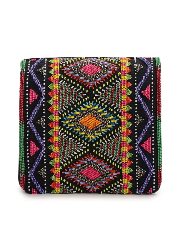 Beaded Hawaii Clutch Bag