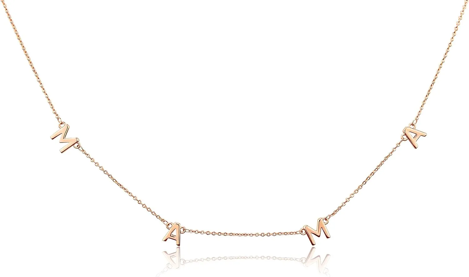 Benevolence LA Mama Necklace, Gold Dipped Fashion Jewelry | Gifts for New Mom | Gold Mom Necklace | Birthday Gifts | Travel Accessories for Women, Designed in California