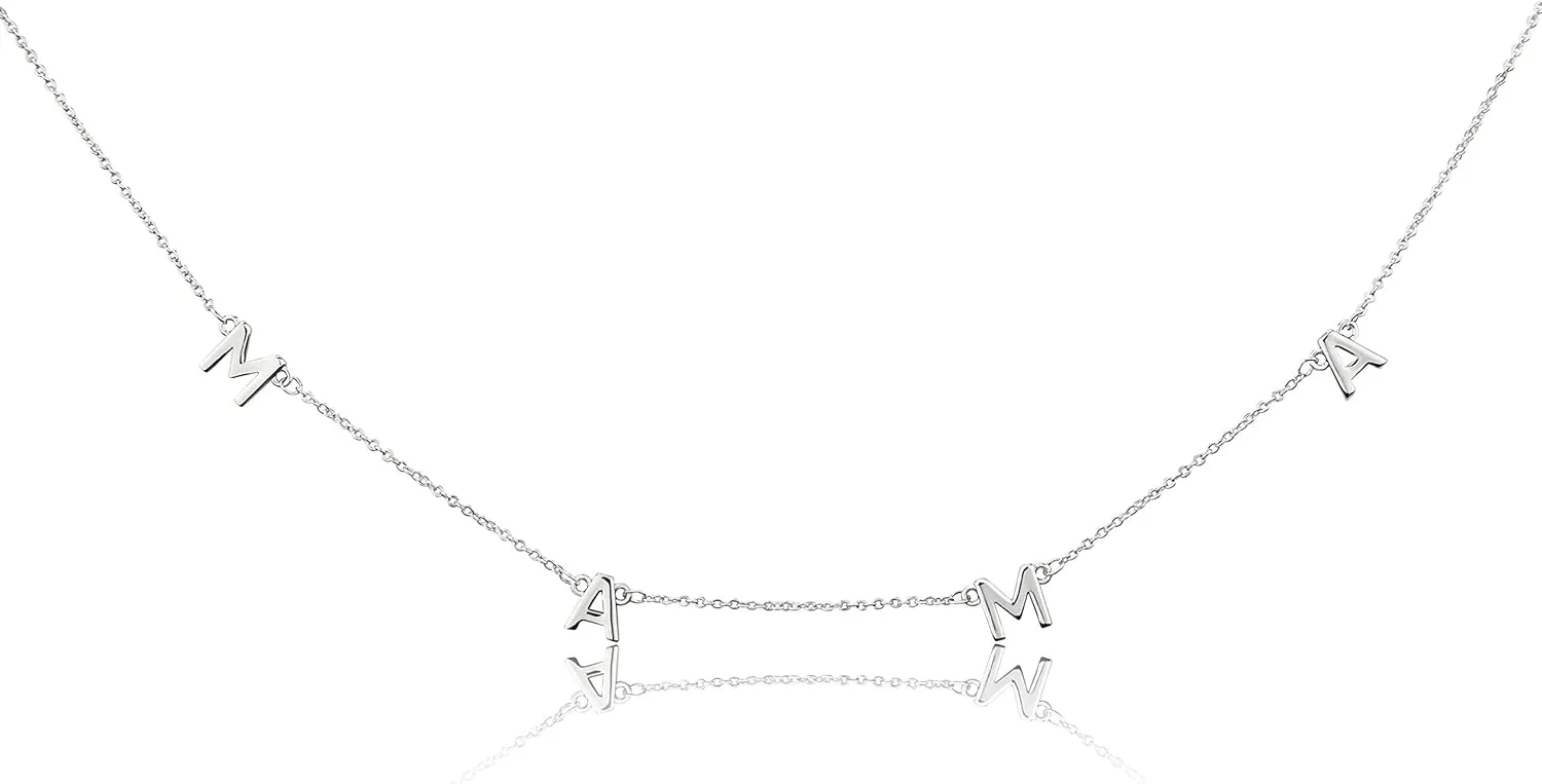 Benevolence LA Mama Necklace, Gold Dipped Fashion Jewelry | Gifts for New Mom | Gold Mom Necklace | Birthday Gifts | Travel Accessories for Women, Designed in California