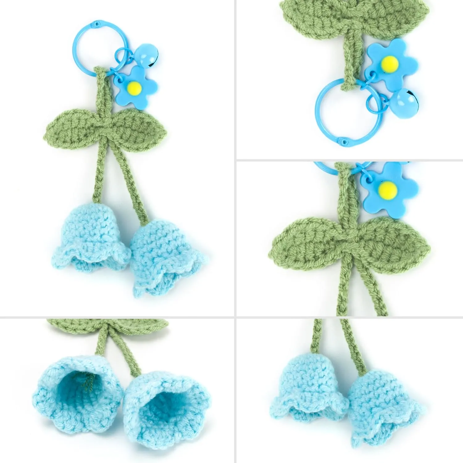 Boho Tassel Keychain for Women Charm Keychain for Car Key Ring Pendant Purse Bag Decor