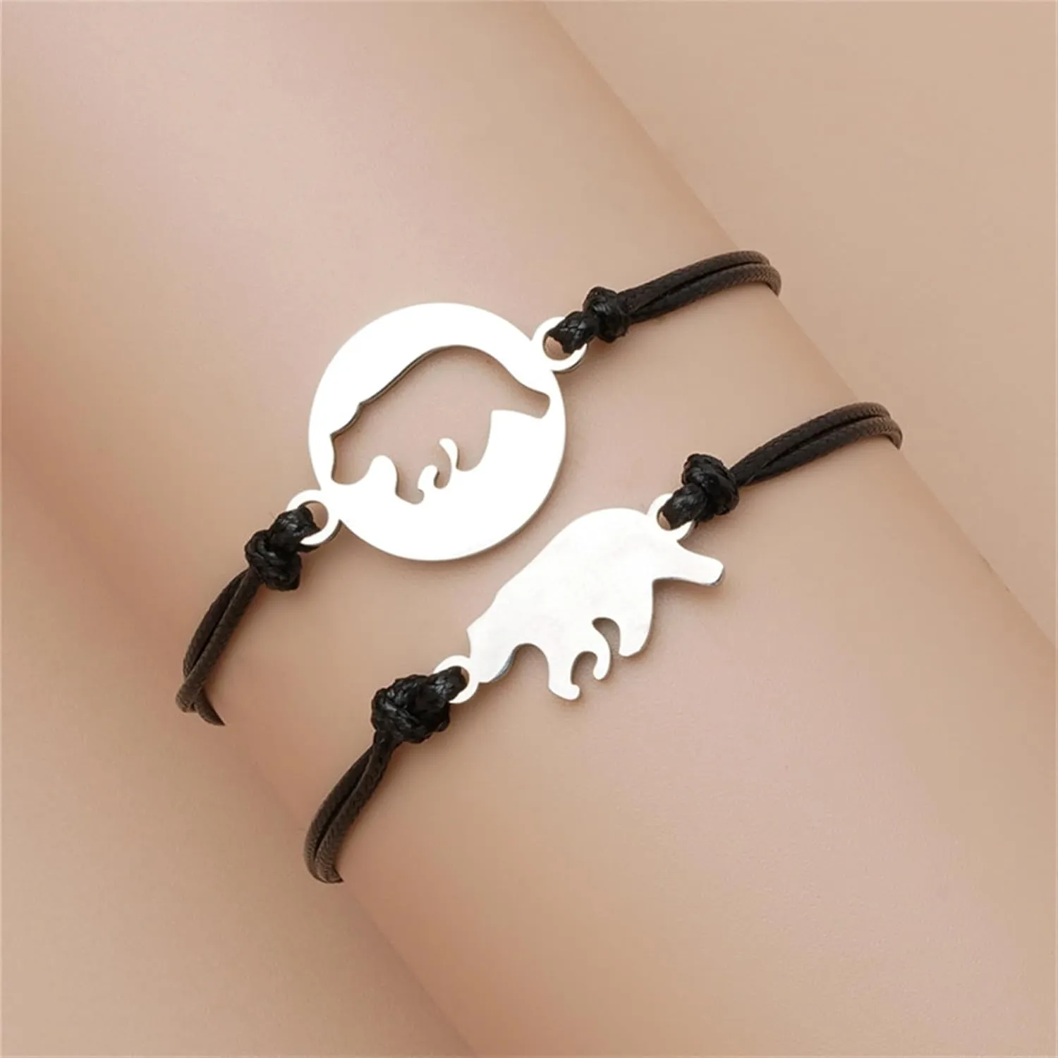 Braided Rope Bracelet for Women Adjustable Rope Bracelet for Men Handmade Bracelet Friendship Couple Bracelet First Day of School/Back to School/Graduation Bracelet