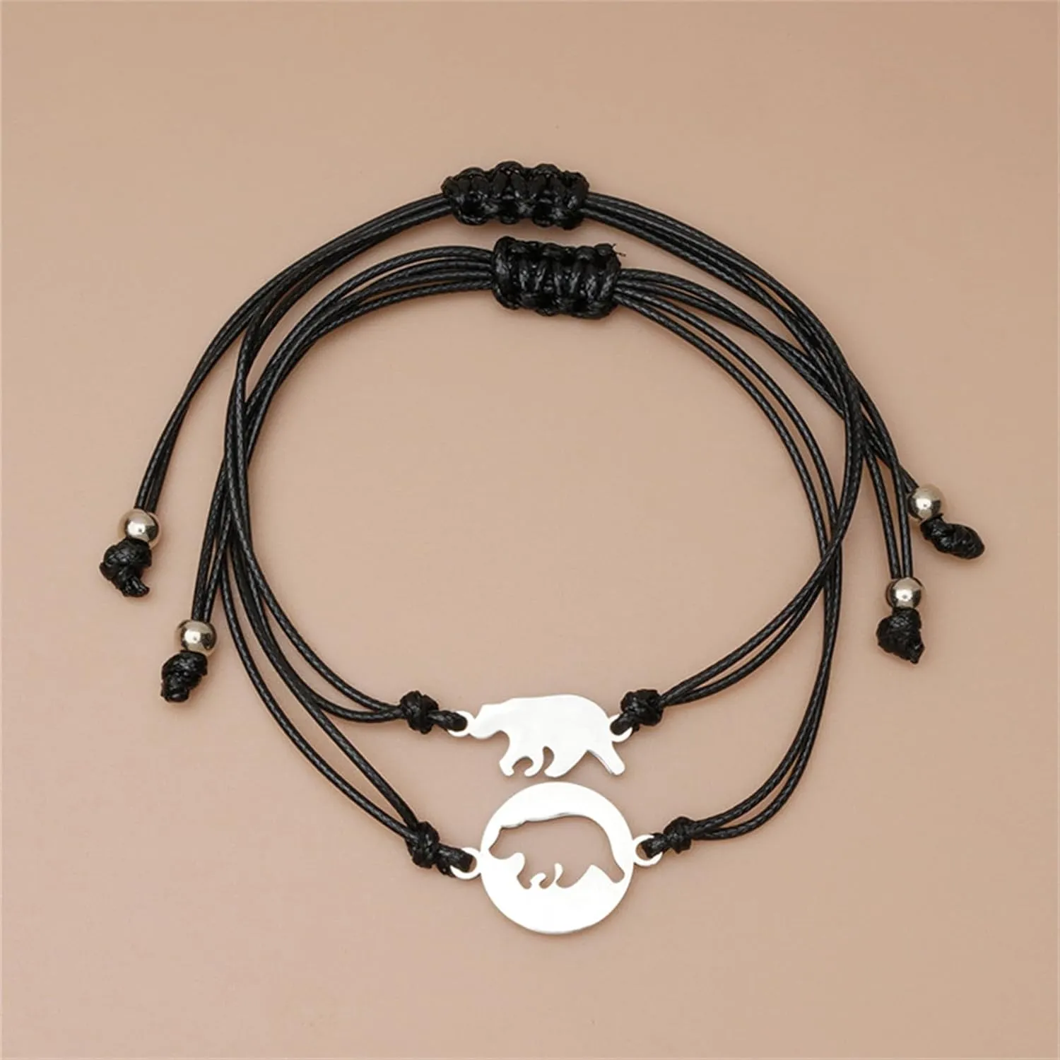 Braided Rope Bracelet for Women Adjustable Rope Bracelet for Men Handmade Bracelet Friendship Couple Bracelet First Day of School/Back to School/Graduation Bracelet