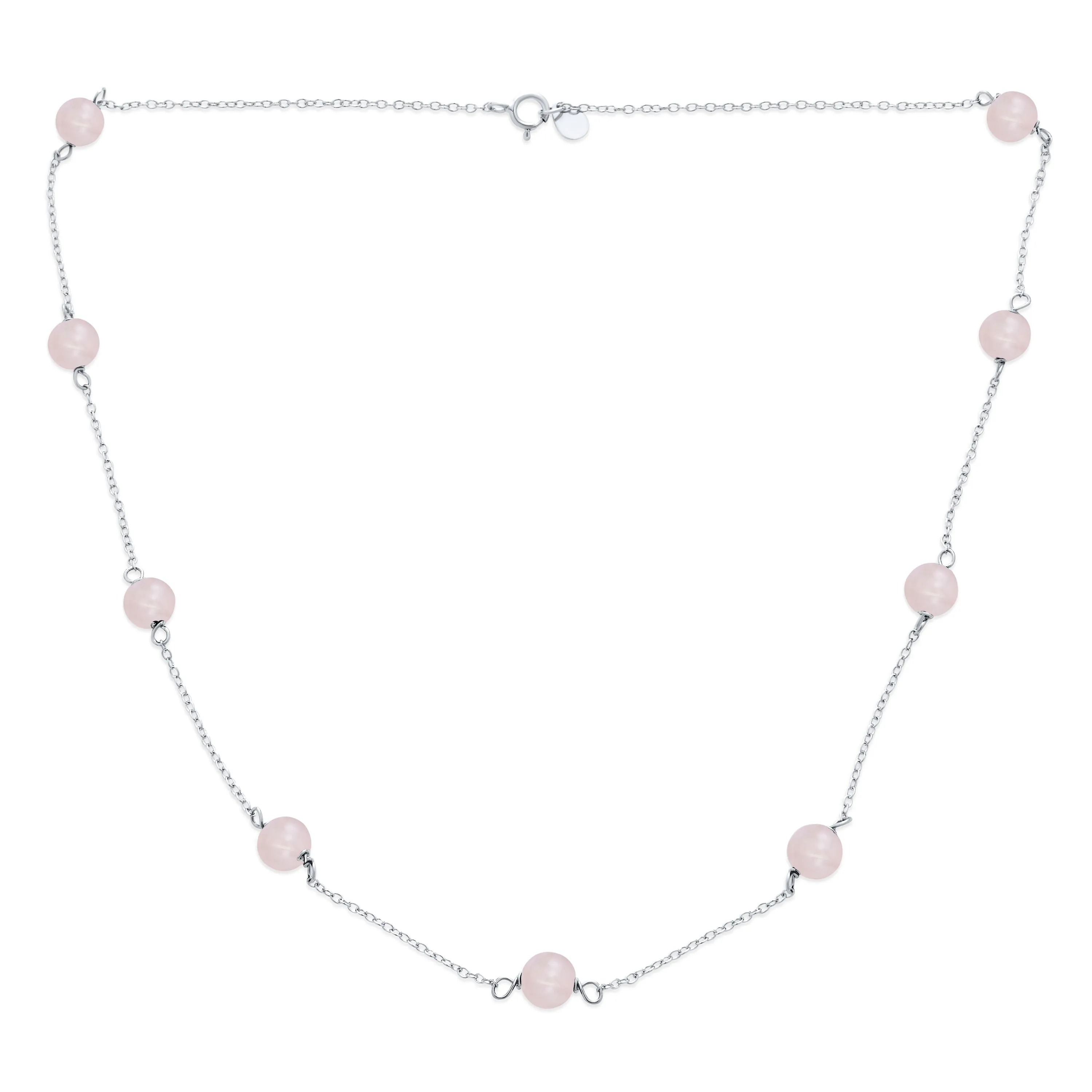 Bridal Tin Cup Pearl Strand Necklace Multi-Color Freshwater Pearls Gold Plated Silver