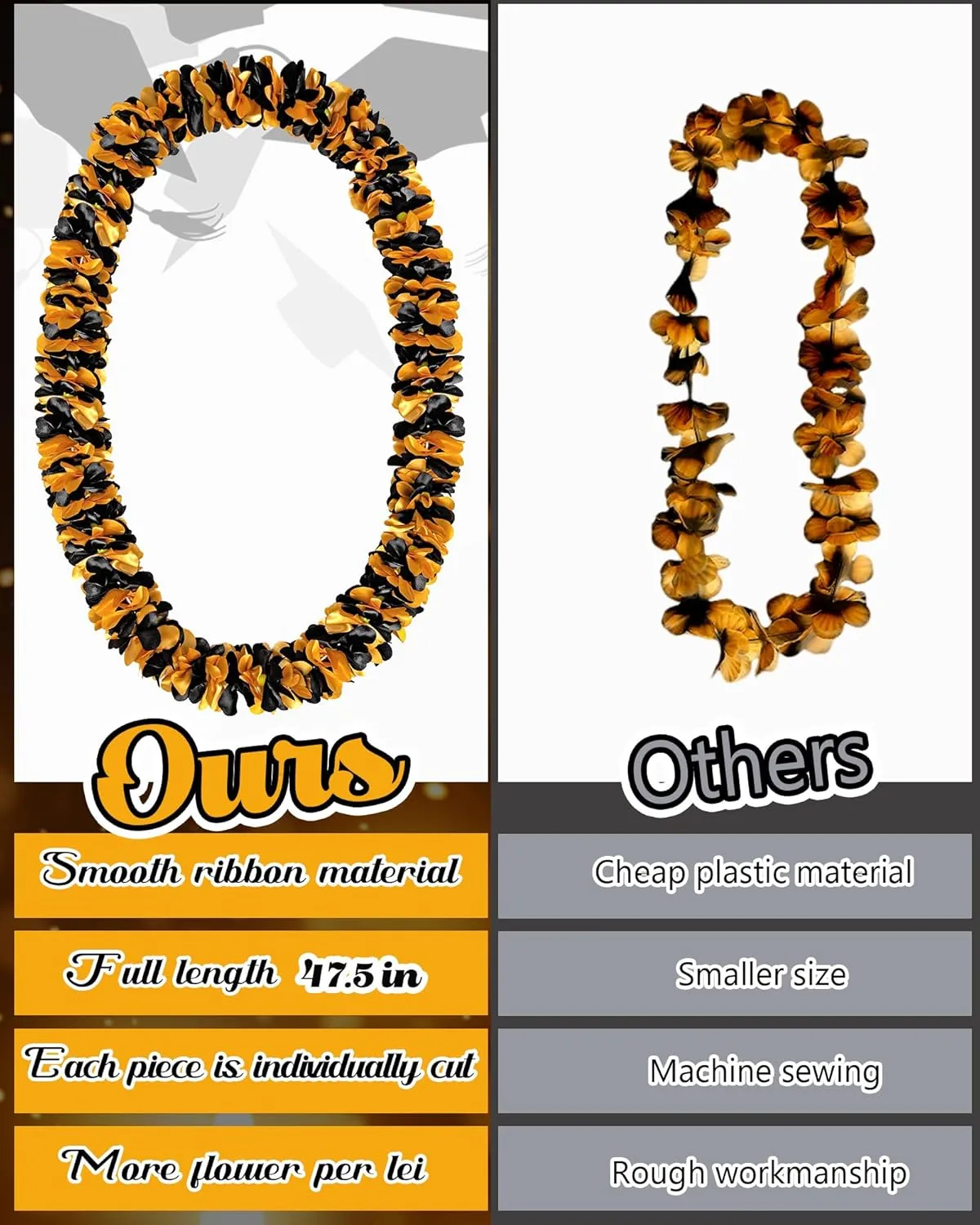 Cindeer Graduation Leis 2025 Braided Honor Cords with Tassels Class of 2025 Ribbon Necklace 47 Inch Graduation Gift Party Accessories for Women and Men