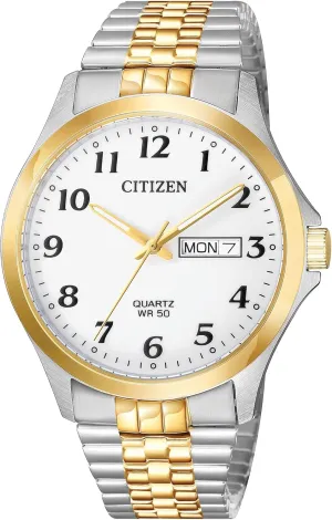 Citizen Quartz Mens Watch, Stainless Steel, Classic