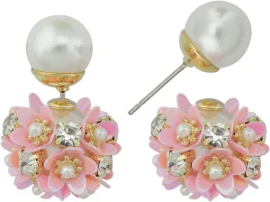 Coiris Elegant Sequins Flower Dangle Earrings For Women