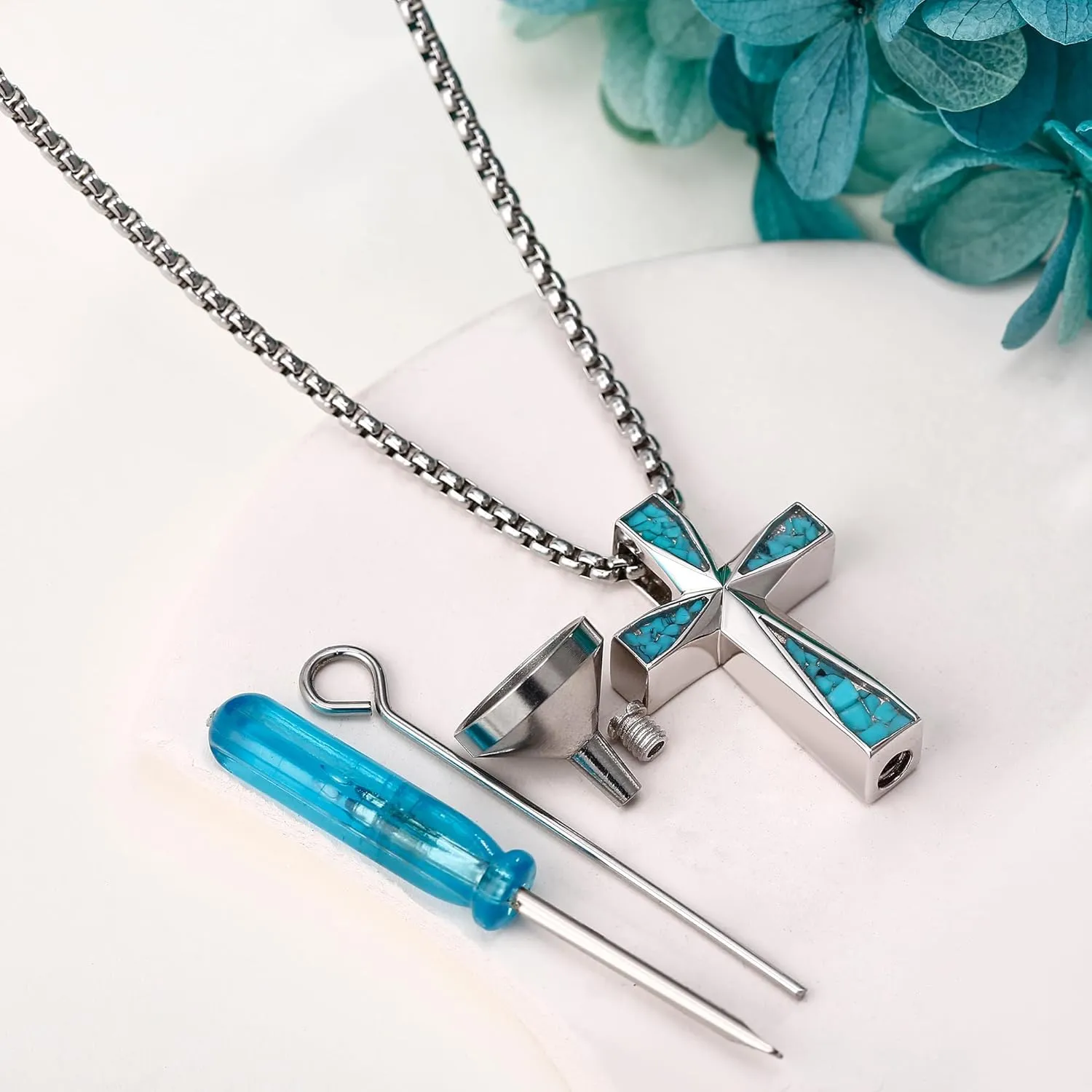 Cremation Urn Necklaces for Ashes 925 Sterling Silver Urn Locket Pendant Memorial Jewelry Gifts