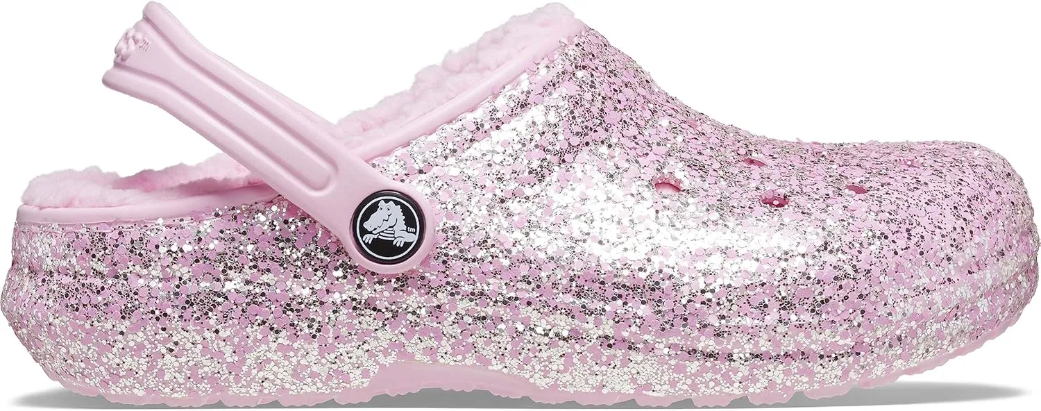 Crocs Kid's Classic Lined Glitter Clog