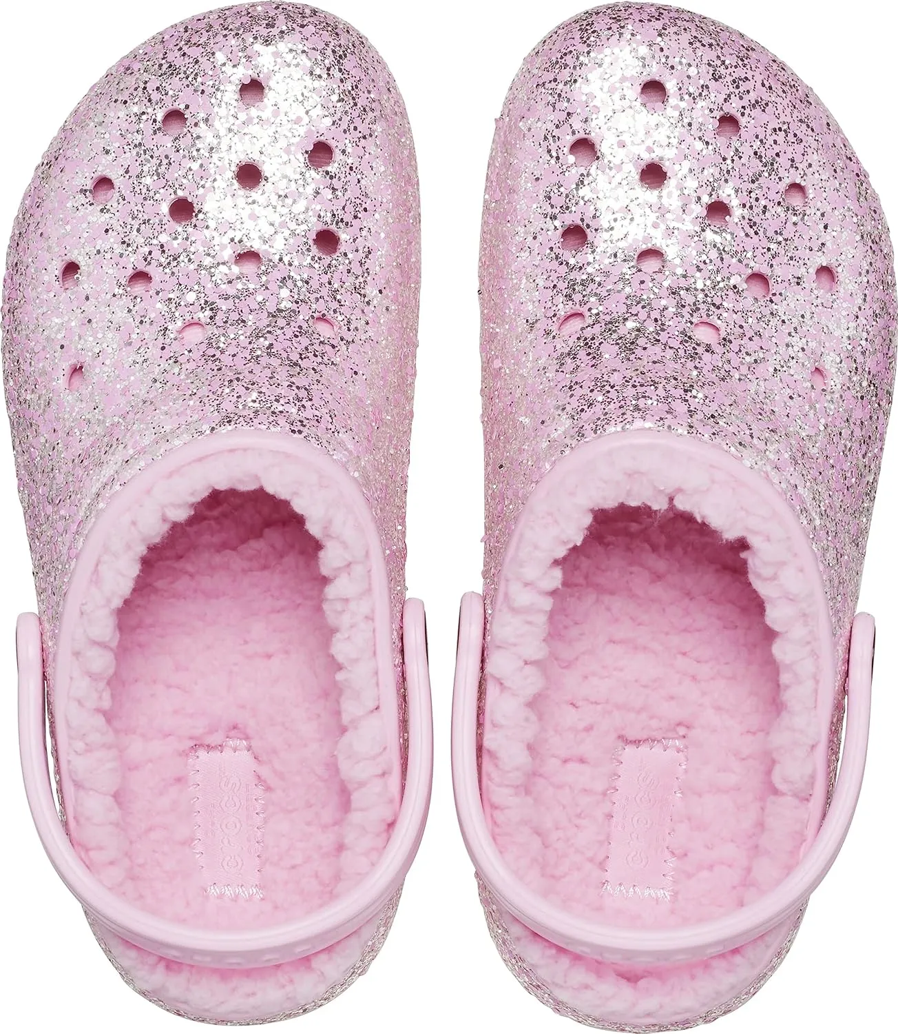Crocs Kid's Classic Lined Glitter Clog