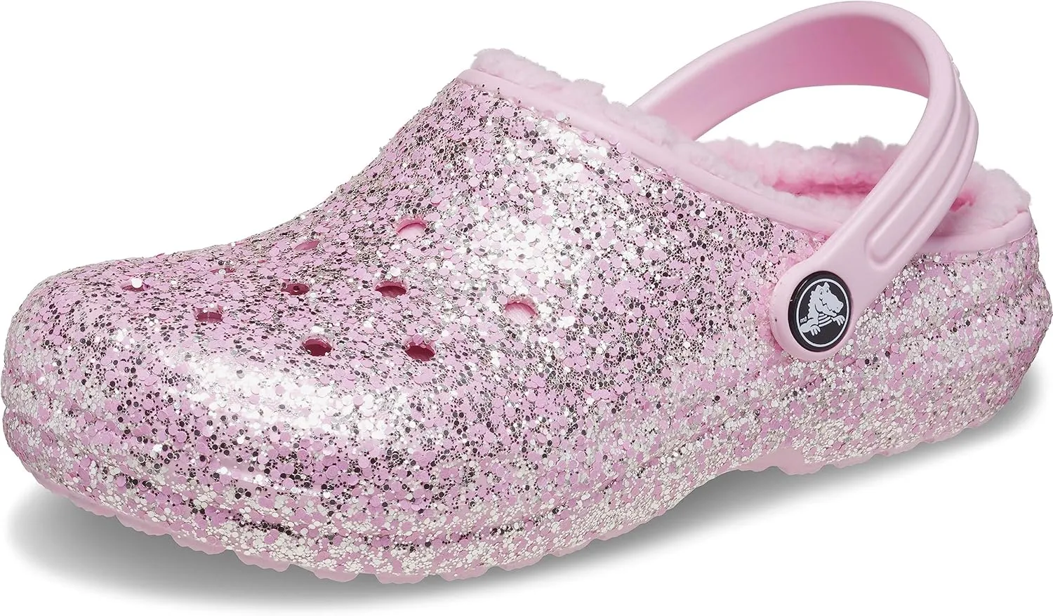 Crocs Kid's Classic Lined Glitter Clog