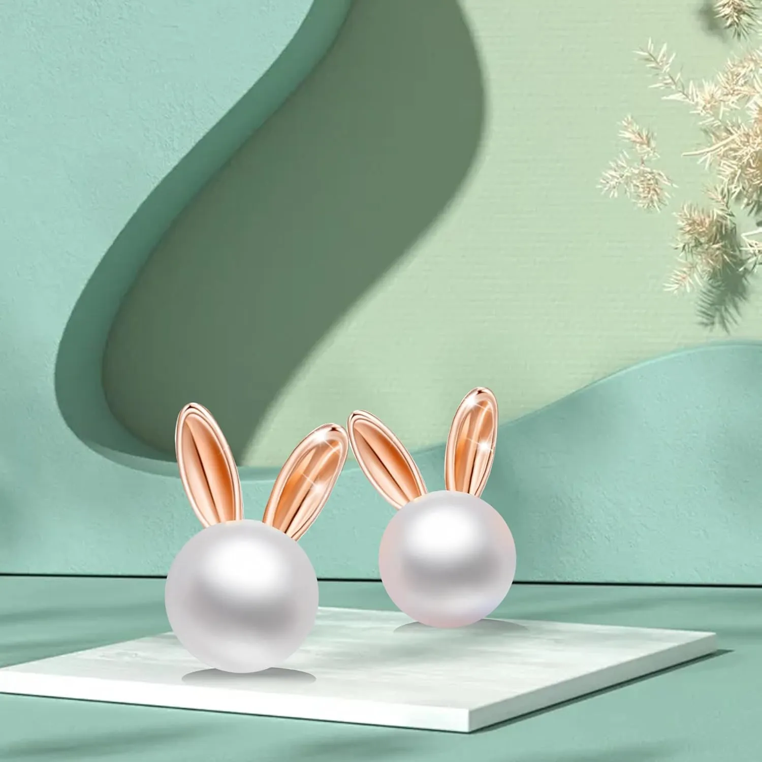 Cute Easter Bunny Earrings for Women Acrylic Easter Basket Eggs Bunny Rabbit Earrings Earrings Jewelry Gift