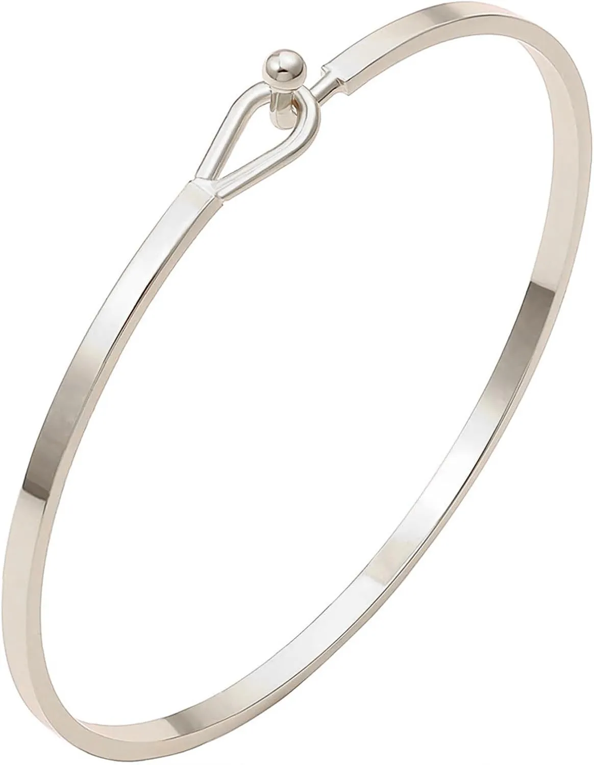Dainty Gold Bar Bracelets for Women 18K Gold Plated Handmade Minimalist Bangle Adjustable Simple Delicate Cuff Bangle Hook Bracelets Trendy Jewelry Gifts