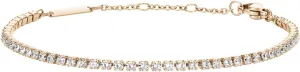 Daniel Wellington Classic Tennis Bracelet - Premium 316L Stainless Steel & Elegant Crystal, Dainty Tennis Bracelet for Women, Adjustable, 7 Inches