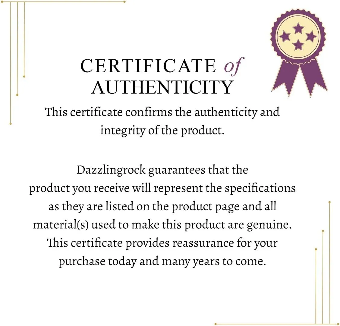 Dazzlingrock Collection 0.15 Carat (ctw) Round Diamond J Shaped Classic Hoop Earrings for Women in Gold