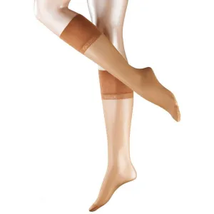 Falke Pure Matte 20 Denier Transparent Sensitive Top Matte Knee-High Tights - Powder Falke Pure Matte 20 Denier Transparent Sensitive Top Matte Knee-High Tights - Powder