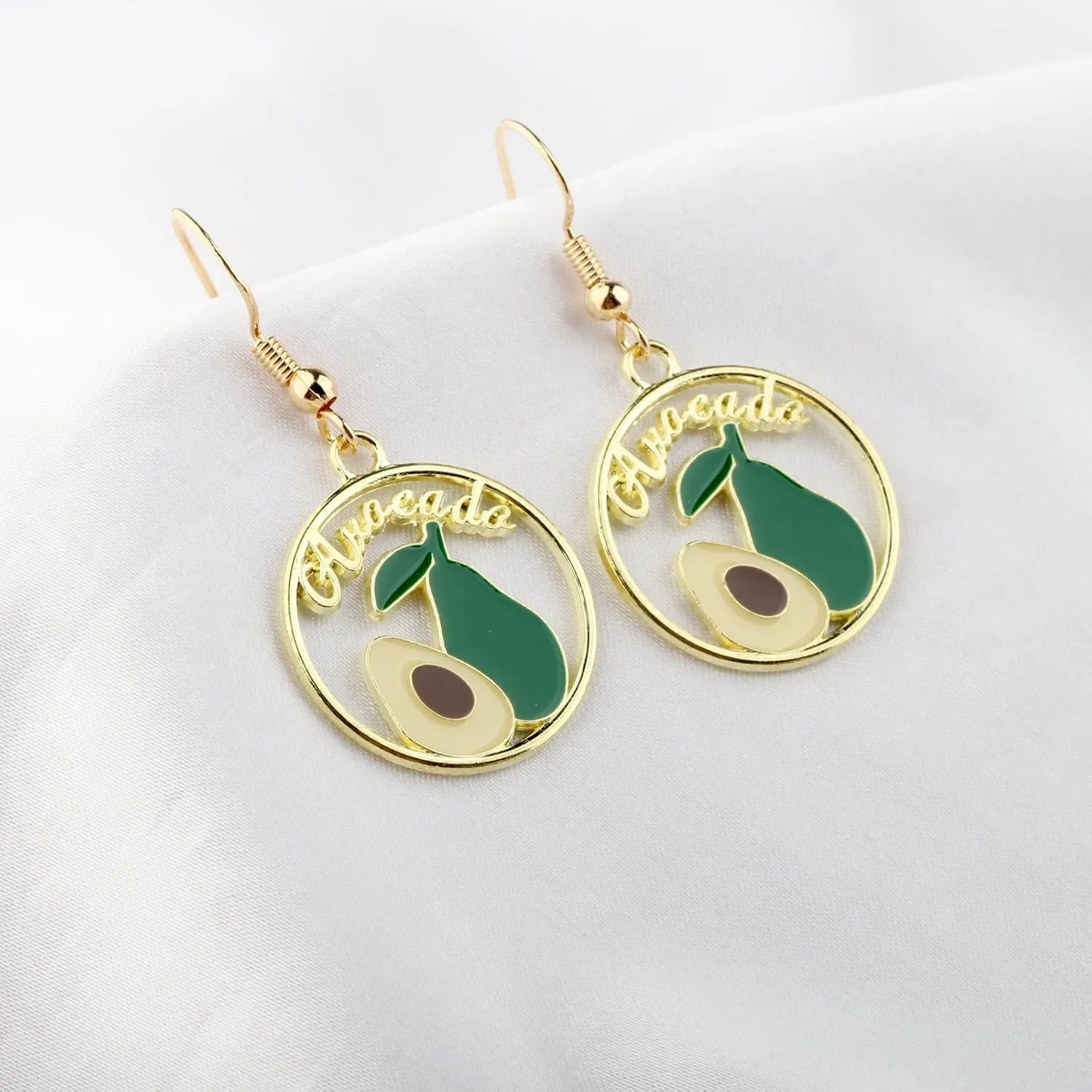 FUSTMW Fruit Earrings Fruit Gifts for Fruit Lovers Fruit Jewelry Fruit Shaped Dangle Earrings Cute Fruit Gifts for Women