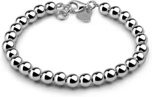 H&Beautimer 925 Sterling Silver 4-10MM Ball Chain Bracelet For Women's - Italian Handmade Bead Chain Bracelet 5''5.7''6.3''6.7''7.5''8''8.3''8.5''9 Inch Rose Gold Party Jewelry