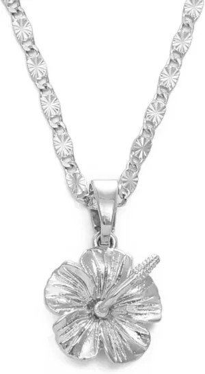 Hawaiian Jewelry for Women, Hawaiian Hibiscus Flower Pendant Necklaces, Hibiscus Jewelry for Women Hibiscus Accessories Flower Mother Gifts