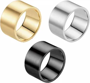 HSQYJ Stainless Steel Crystal Band Rings Set Elegant Multi Row Cubic Zirconia Wedding Engagement Promise Statement Ring Fashion Jewelry for Women Men