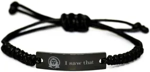 I Saw That Jesus Bracelet,Fuuny jesus bracelet,Prayer Gift,christian bracelets,Christmas,Gift for him her,adult baptism gifts