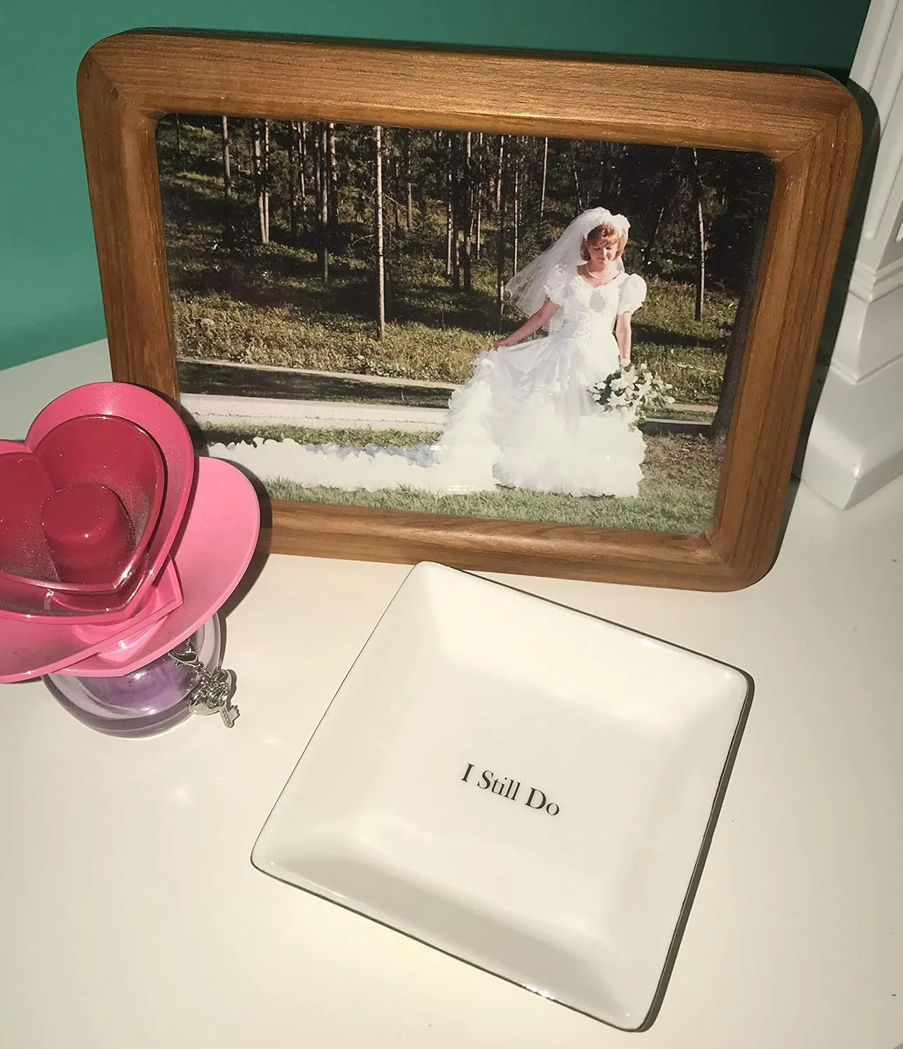 I Still Do Gift for Wife or Husband  Aniversary Gift - Ceramic Jewelry Dish or Ring Holder  Elegant Trinket Tray