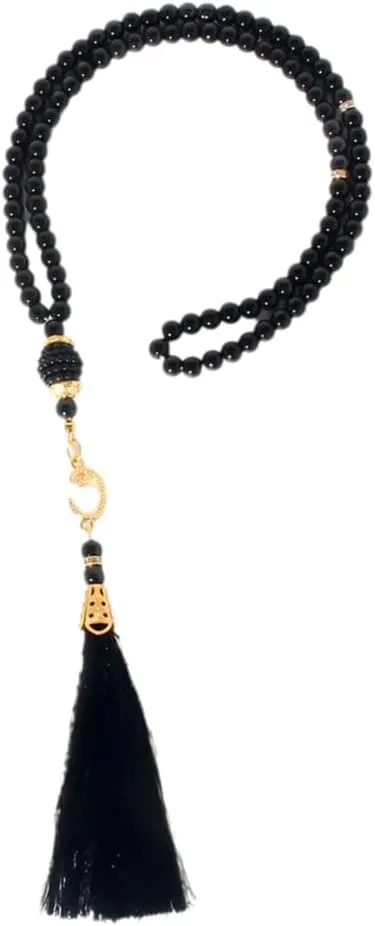 Islam Prayer Beads Tassels Bracelets for Women Meditation Protection Muslim Religion Colored Arab Strand Bangle for Men Boho Chakra Statement Stylish Long Chain Handmade Birthday Gifts