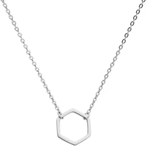 kaisinse Regular Polygon Necklace Geometric Necklace Triangle Square Hexagon Necklace Minimalist Jewelry Gift for Her