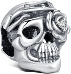 KEQ Halloween Night Dangle Charms for Bracelet 925 Sterling Silver Horror Halloween Bead Charms For Women Bracelet Necklace Earring Keychain DIY Party Jewelry