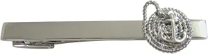 Kiola Designs Nautical Rope and Anchor Square Tie Clip
