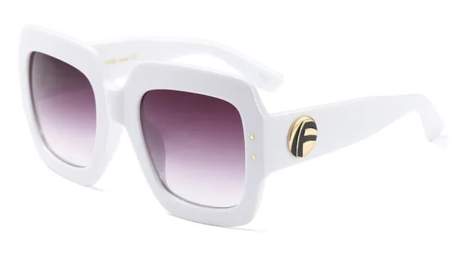 Ladies Ultra Chic Square Designer Sunglasses