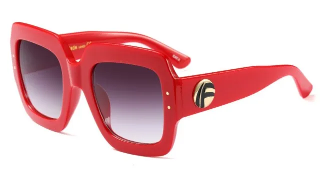 Ladies Ultra Chic Square Designer Sunglasses
