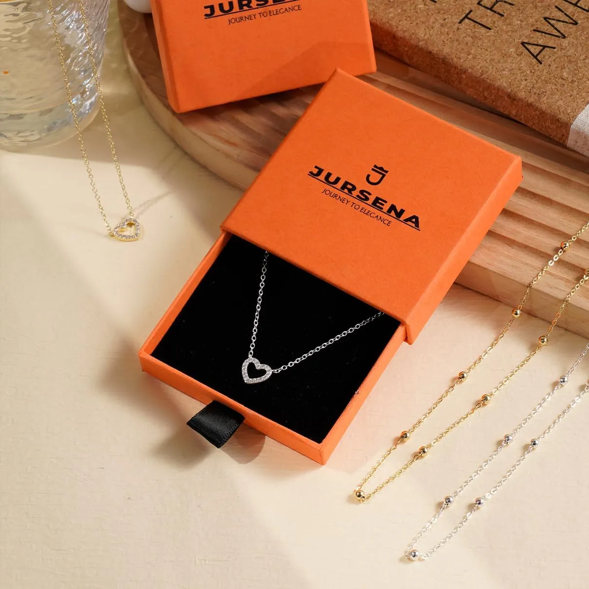 Layered Gold Necklaces for Women, Stackable 14K Gold Plated Necklace, Dainty Cross/Circle/Heart Pendant layered Necklace, Adjustable Dainty Gold/Silver Necklace Jewelry Set for Women