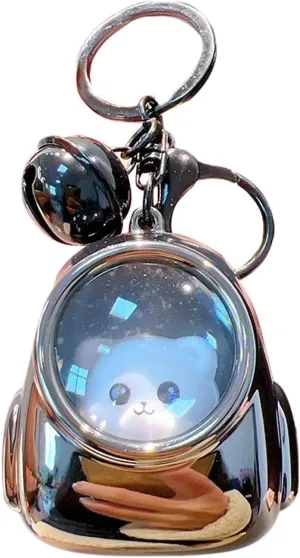 Light Up Keychains for Kids - Bear in Bag Keyring Backpack Charm | Bear Backpack Keychain | Adorable Backpack Keyring Pendant