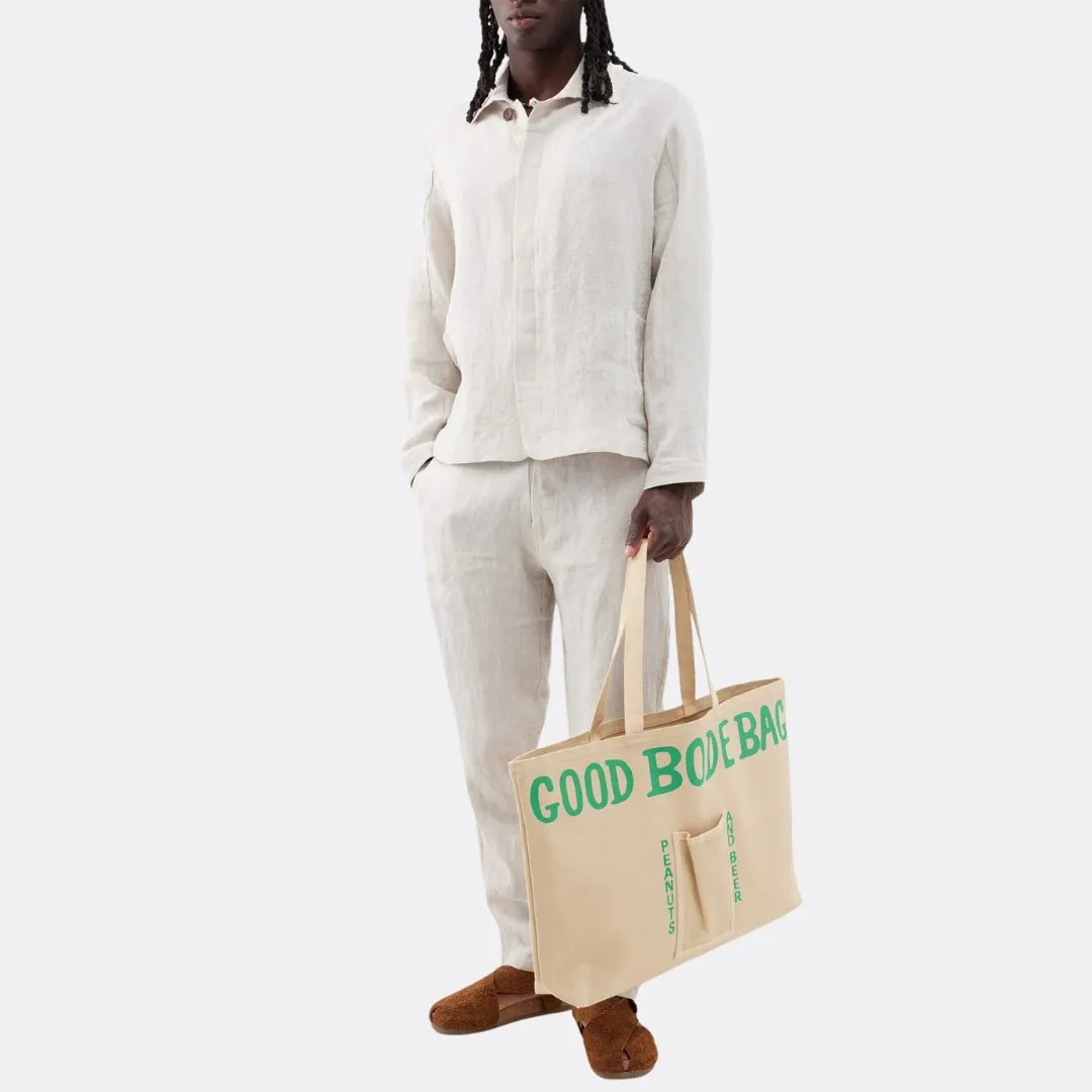 Linen Button Jacket (Beige)
