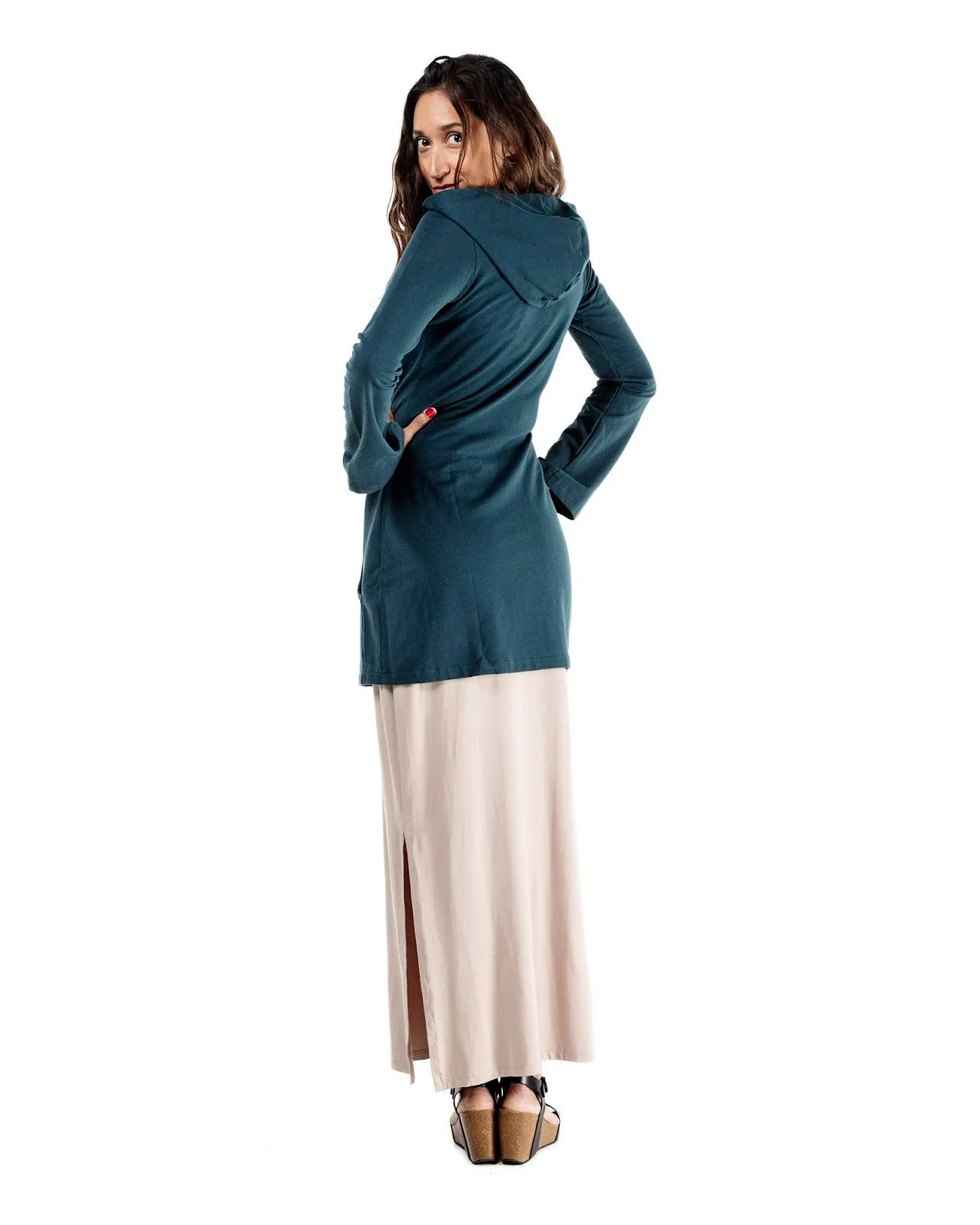 Long Cotton Stretch 63YV Hoodie