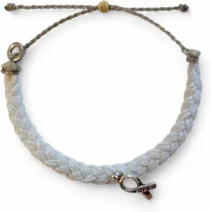 Lung Cancer Awareness Bracelets, In Support of Loved Ones Battling Cancer, Fund Raising, Friendship Bracelets, Gift for her, Gift for him, Fits All, fund raising for a cause.